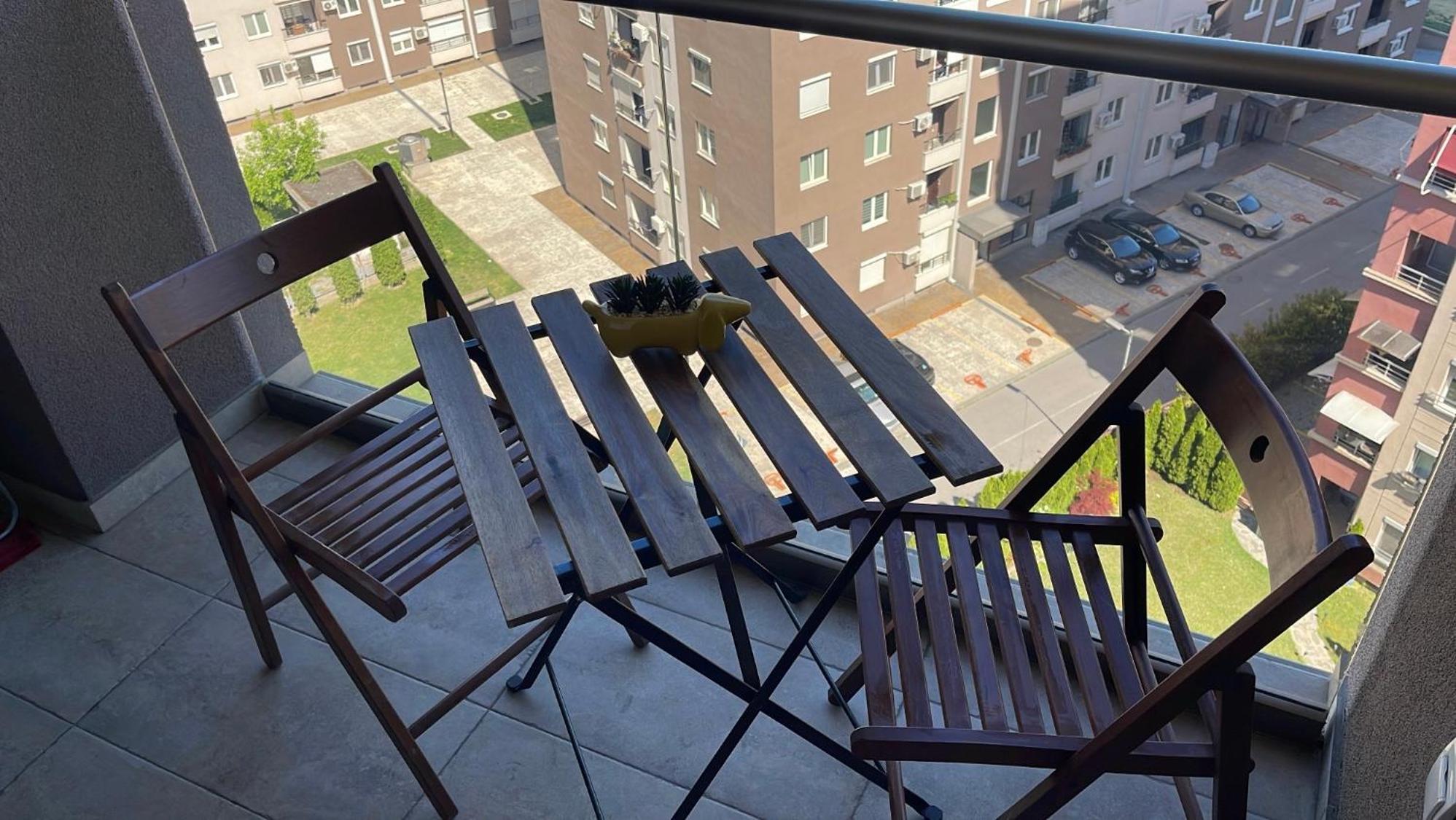 New Modern Rooftop Apartment-Free Private Parking Skopje Exterior foto
