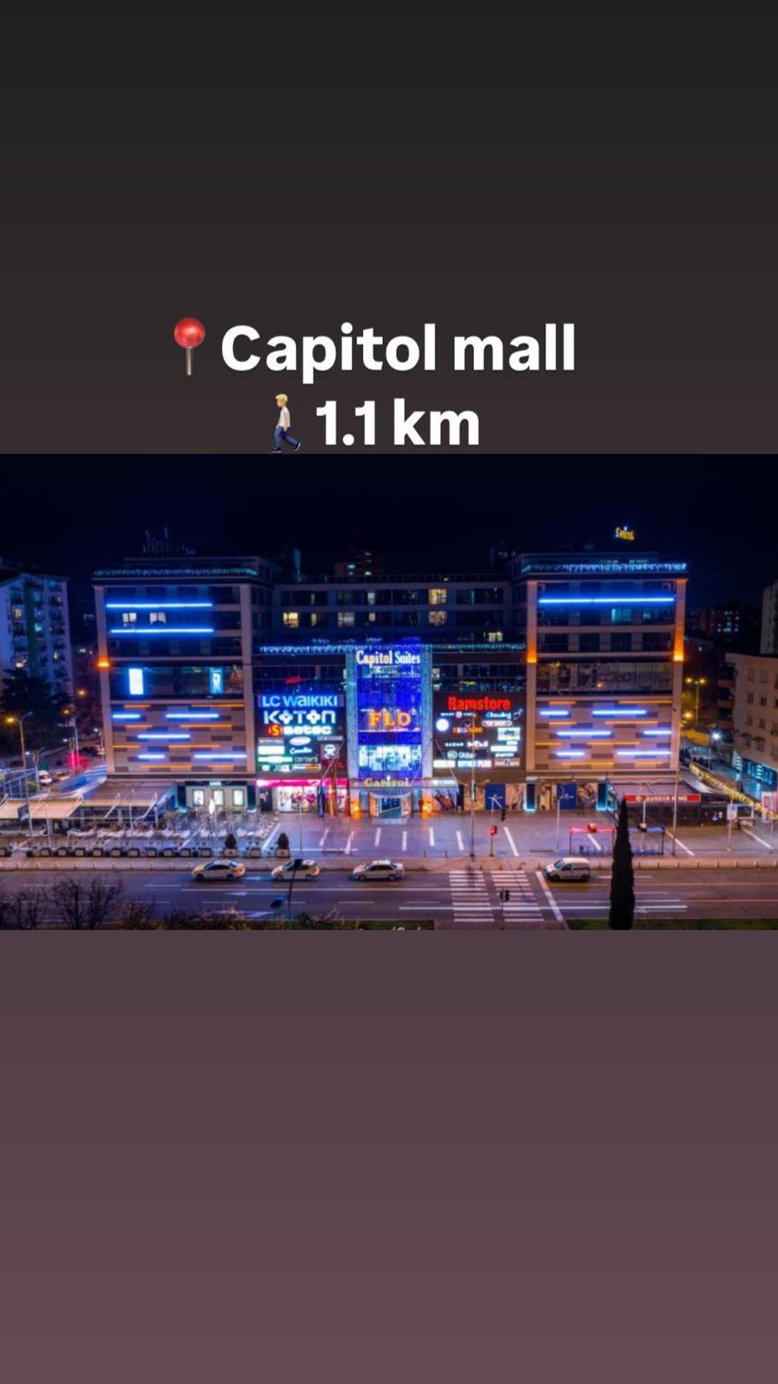 New Modern Rooftop Apartment-Free Private Parking Skopje Exterior foto
